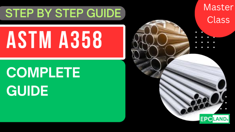 ASME SA358 – Electric-Fusion-Welded Austenitic Stainless Steel Pipe