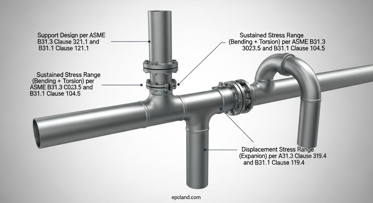 ASME B31.3 and B31.1 compliance for modeling Friction Forces in Cold State of Piping
