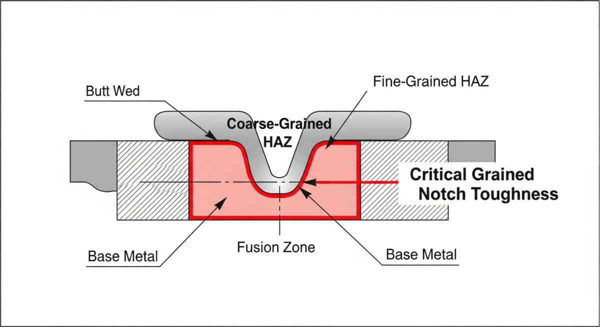 Welding Heat Affected Zone Microstructure for ASTM A333 Gr 6 Carbon Steel