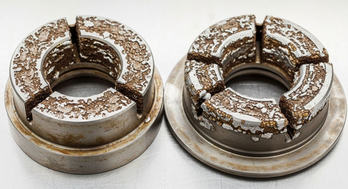 Case study visual showing failed PSV Testing Results due to seat leakage and corrosion