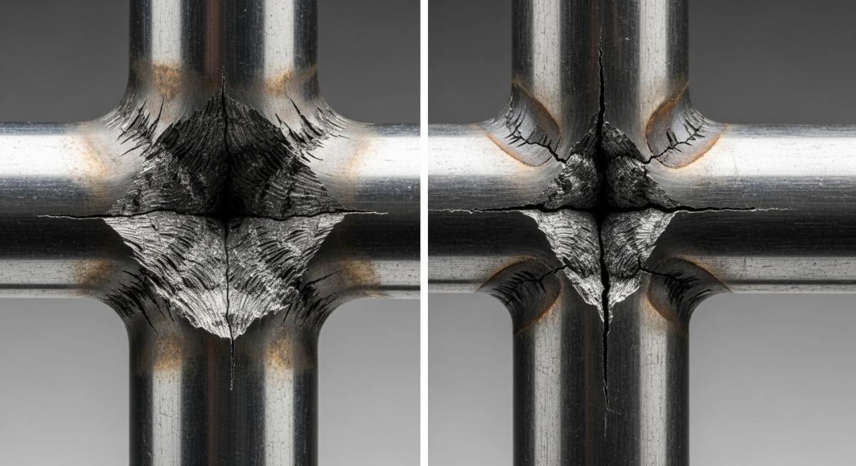 Stress test comparison of Chromoly Steel vs Mild Steel tubing