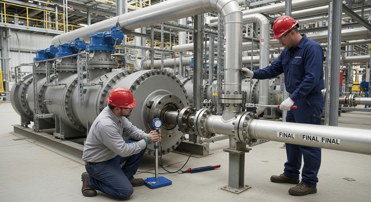 Monitoring shaft movement during the final stages of Rotating Equipment Piping Alignment