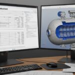 A professional engineer reviewing a detailed Process Datasheet for industrial equipment design.