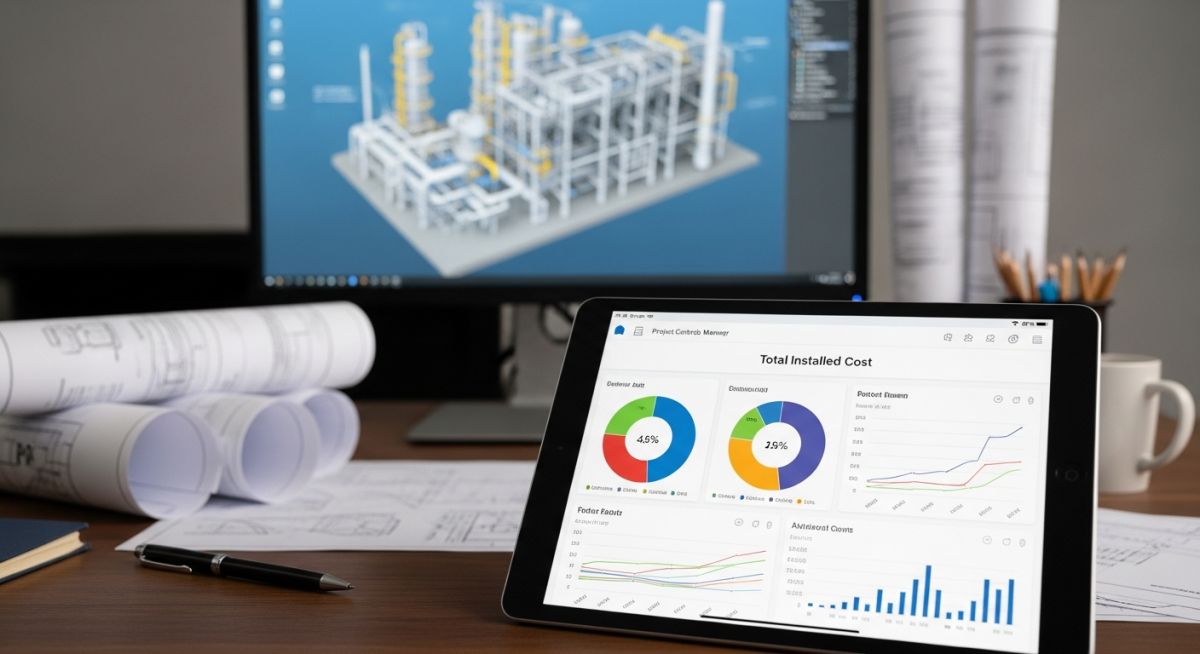 FEED cost estimation oil and gas project controls dashboard 2026.