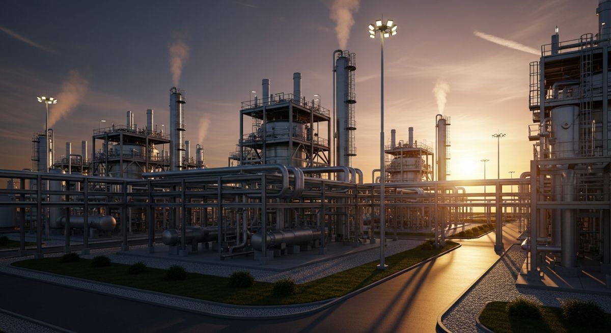 Industrial Haber-Bosch Process plant for large-scale Ammonia Production