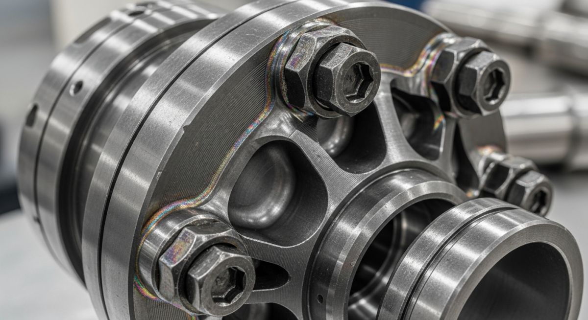 Aerospace rocket nozzle fabricated from Inconel Material for oxidation resistance