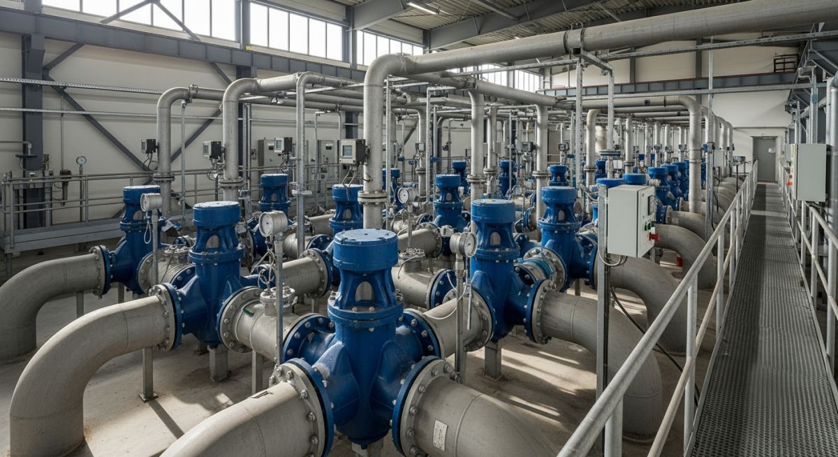 Large scale application of Butterfly Valve vs Ball Valve in municipal water treatment