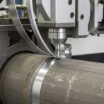 Heavy-duty industrial Cold Cutting Machines performing precision pipe beveling in a refinery.