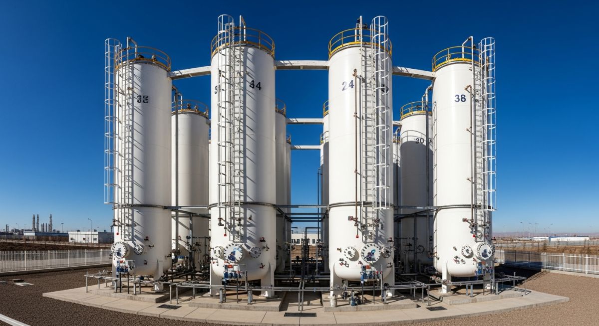 Industrial Cryogenic Storage Tanks for liquid nitrogen and LNG storage in 2026.