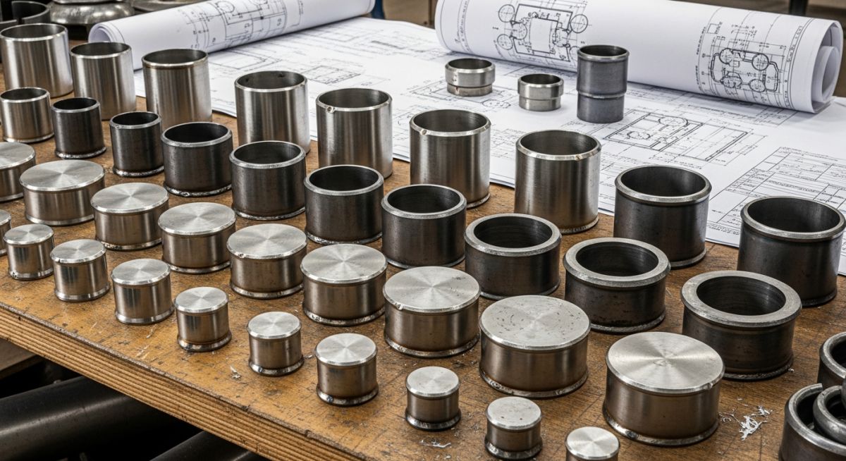 Industrial Pipe End Cap Fittings in various sizes and material grades for oil and gas applications.