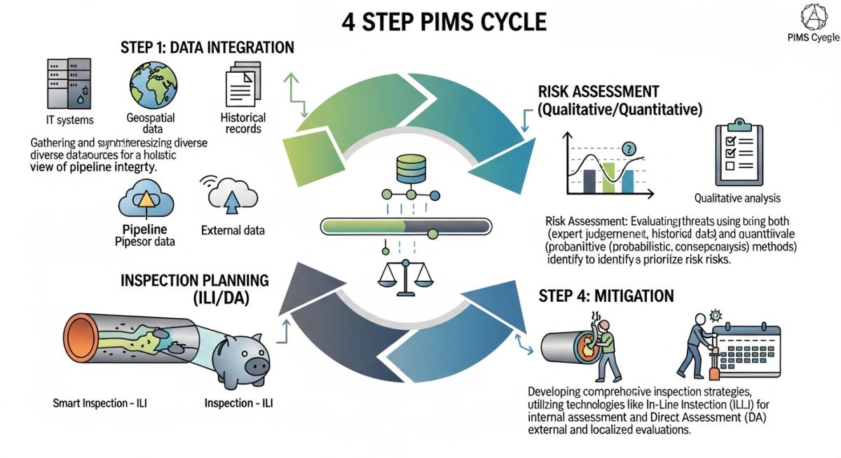 ASME B31.8S integrity standards lifecycle diagram