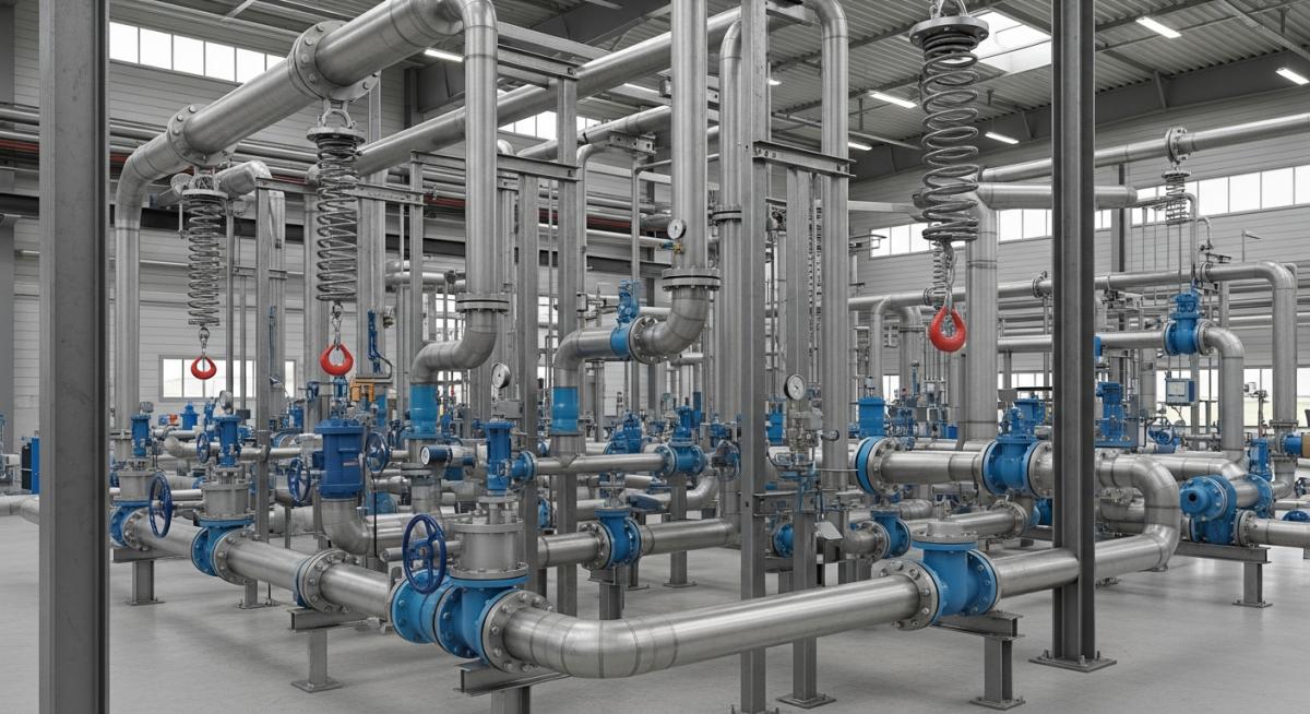 Advanced Pipe Support Engineering layout for industrial chemical processing plant 2026.