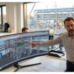 Piping design engineer roles and responsibilities showcased during a 3D model review session for a complex EPC project.