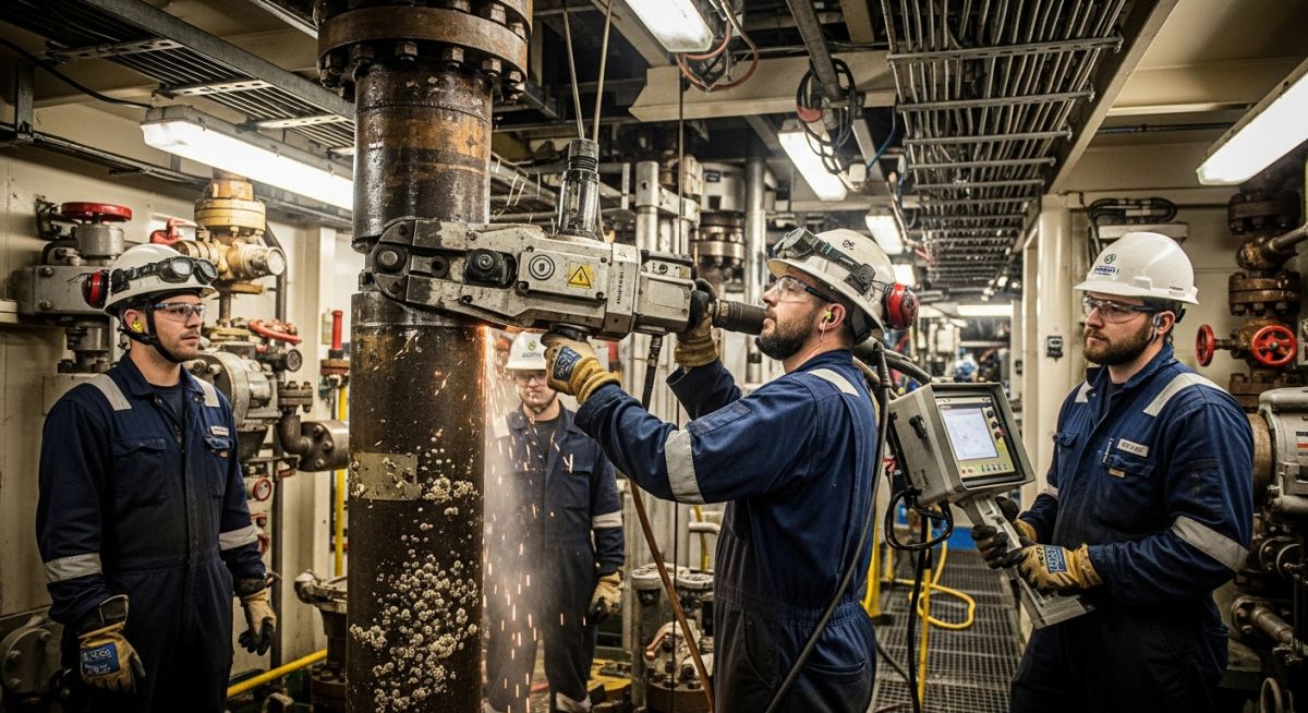 Field application of subsea Pipe Cold Cutting using a diamond wire saw