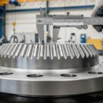 Professional inspection of various Flange Face Types in a high-pressure piping facility.