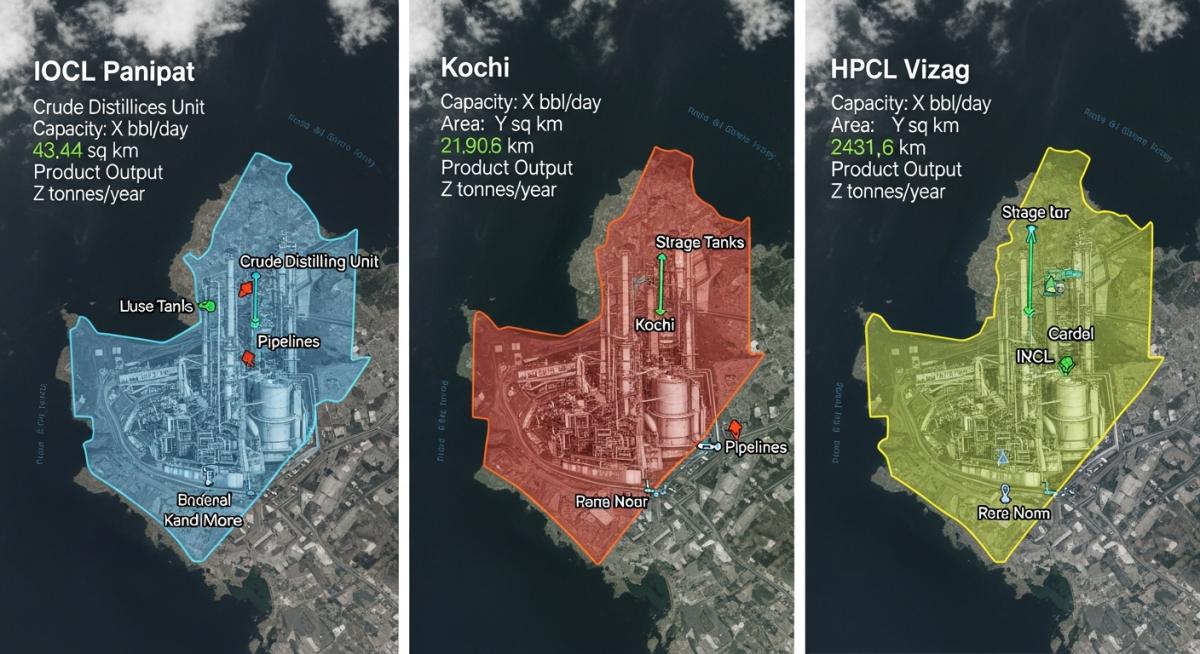 2026 Comparison of BPCL vs IOCL vs HPCL Refinery Infrastructure