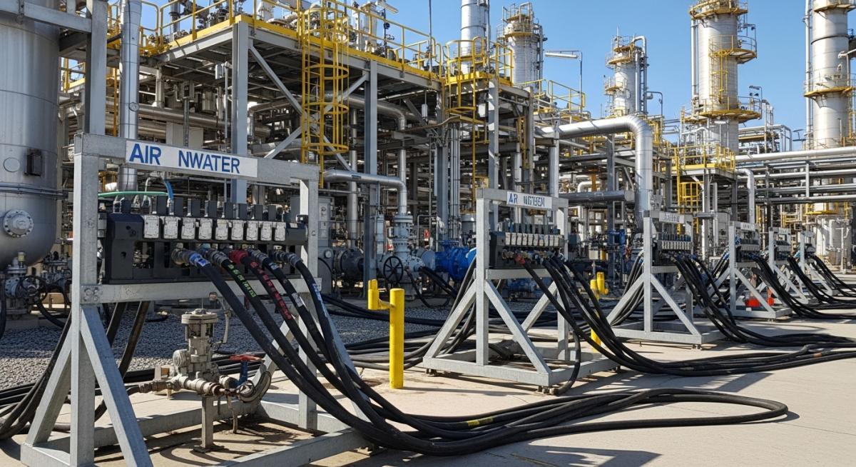 Refinery maintenance turnaround utility station optimization for 14-day shutdown