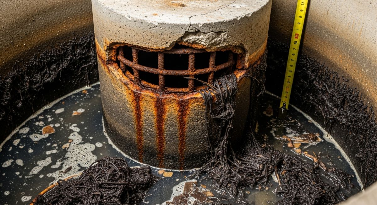 Forensic analysis of failed Septic Tank Systems with outlet baffle damage