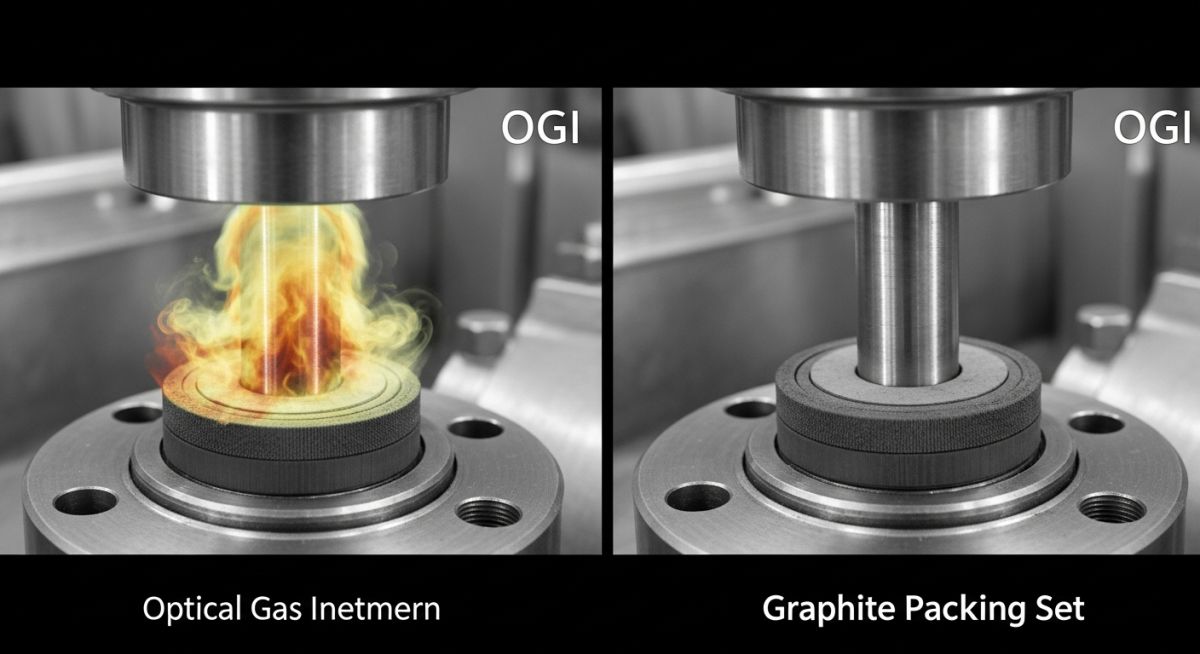Comparison of fugitive emissions leakage versus sealed valve using API 622 compliant packing rings