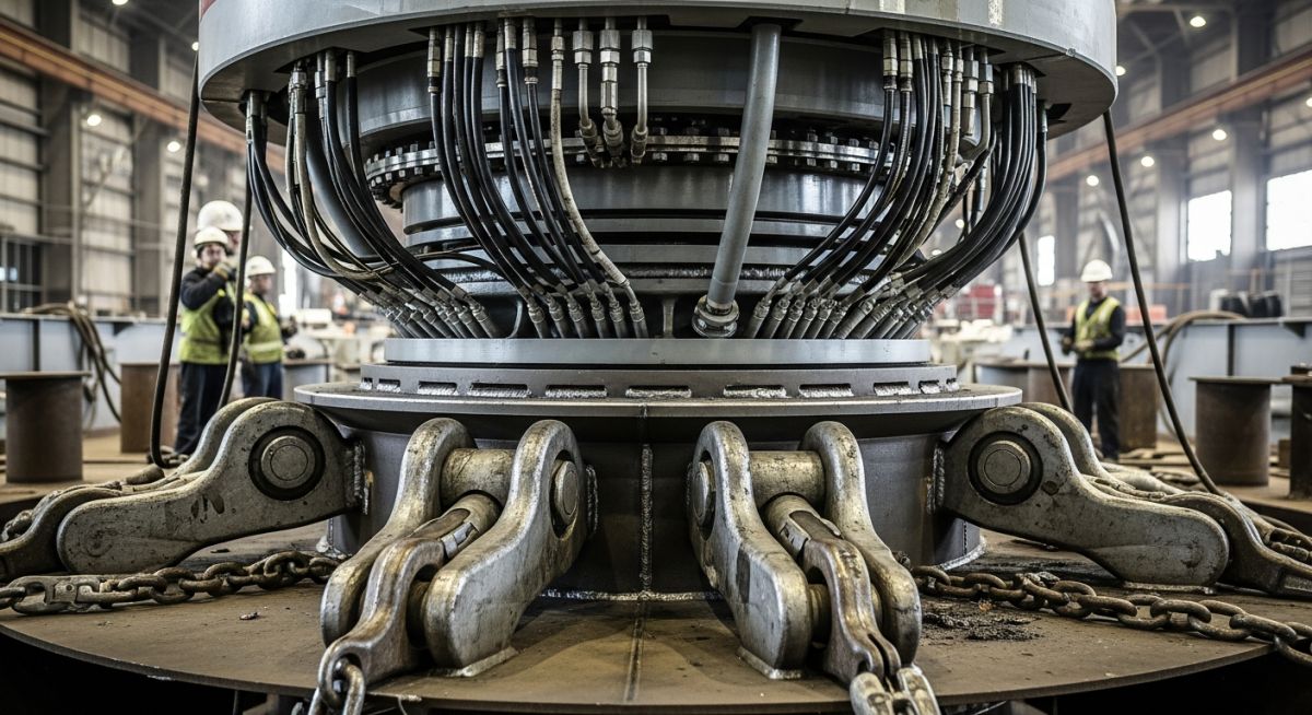 Advanced turret system illustrating FPSO Components and Working efficiency