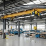 Industrial Monorail Crane Systems installed in a modern manufacturing plant 2026.