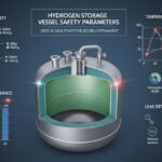 High-pressure Hydrogen Vessel safety data visualization for a refueling station 2026.