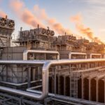 Industrial Types of Condensers and heat exchangers in a thermal power plant.