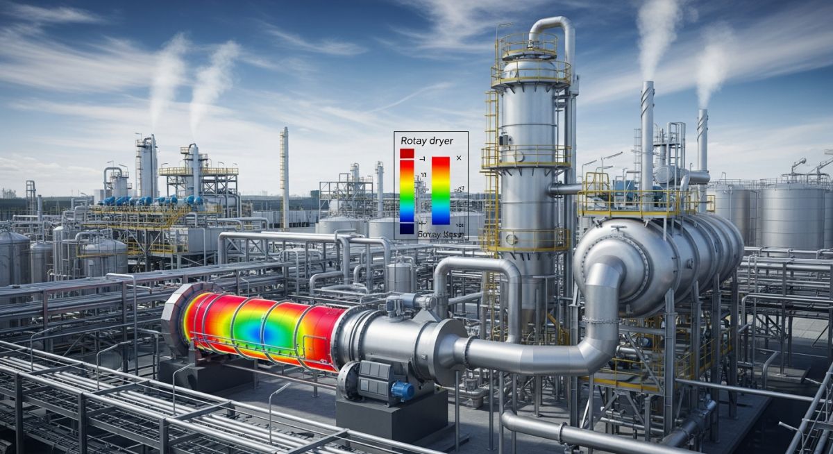 Advanced Industrial Dryers installation in a modern chemical processing plant 2026.