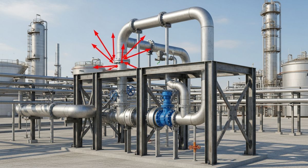 ASME B31.3 Pressure Relieving Reaction Load Analysis on PSV Piping.