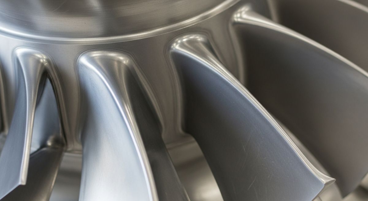 High-performance aerospace turbine components manufactured from Titanium Alloys Grade 5.
