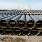ductile iron pipe dimensions marking and stacking at project site