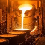 How is steel made in blast furnace molten metal production process