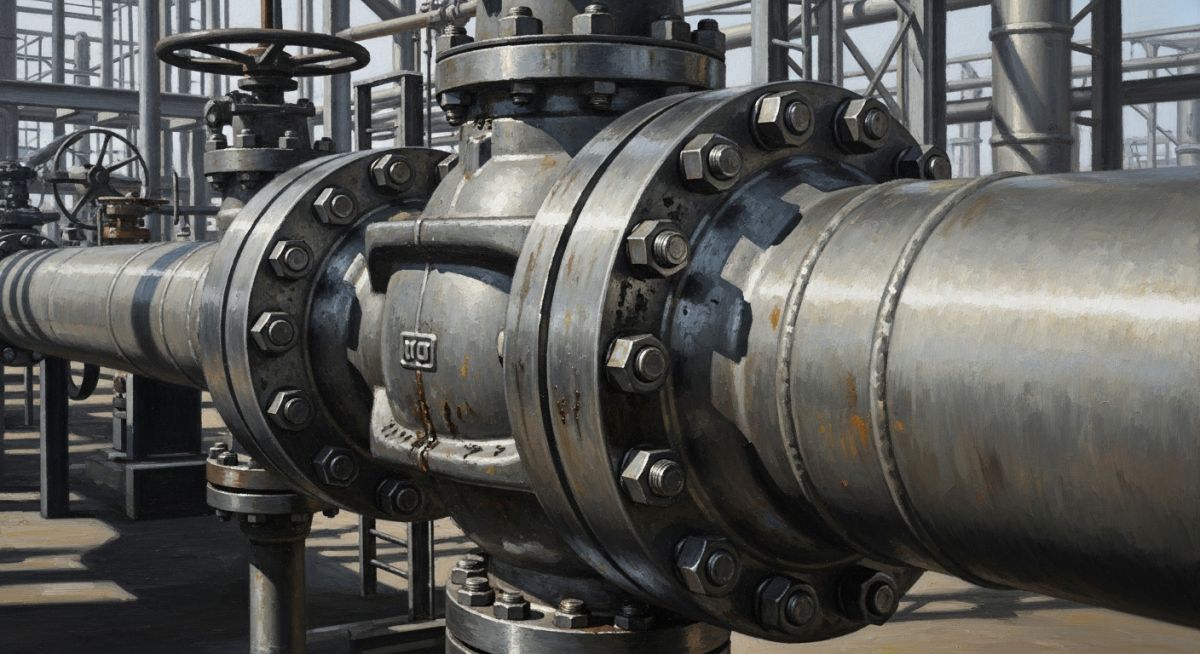 Hub and clamp connectors used in high pressure oil and gas piping system