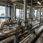 Monel alloy pipes used in marine and chemical industrial applications