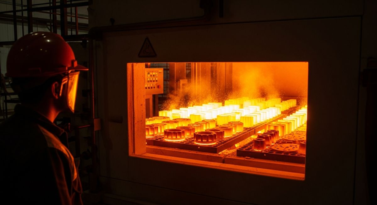 industrial nitriding process heat treatment furnace steel surface hardening