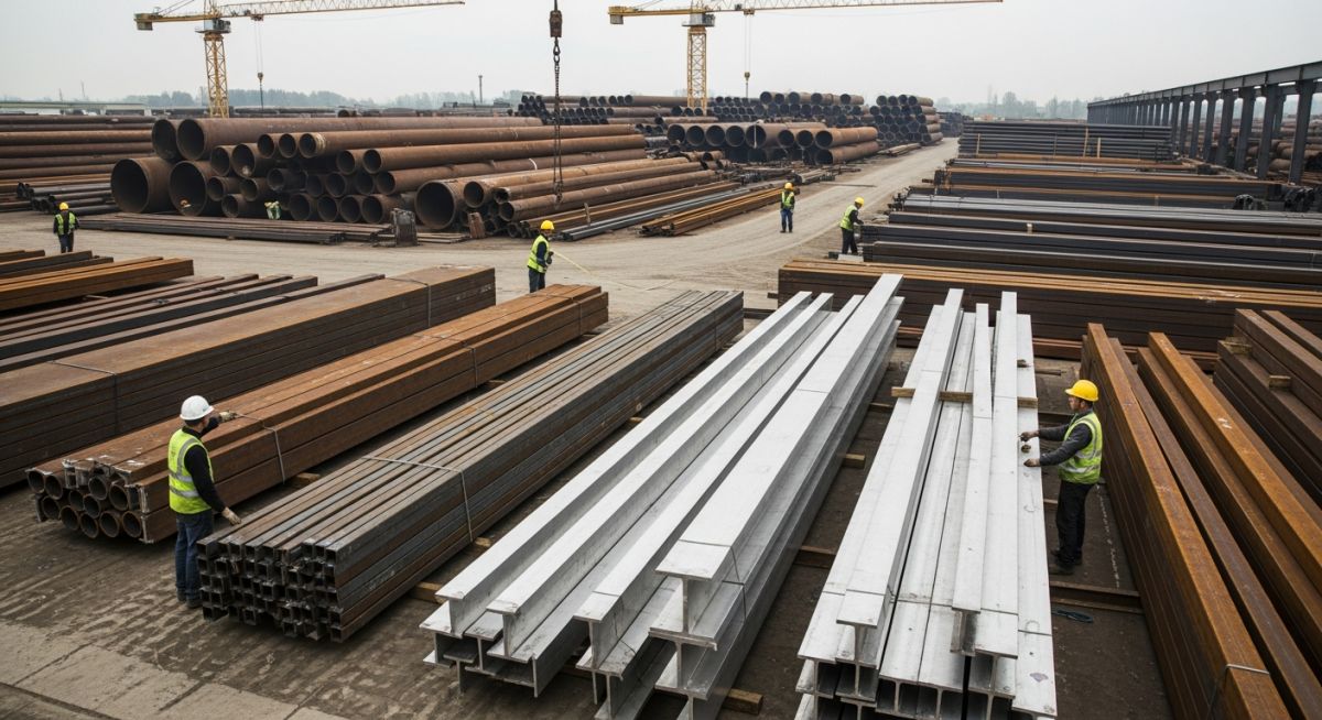 Types of Steel used in industrial piping and structural applications