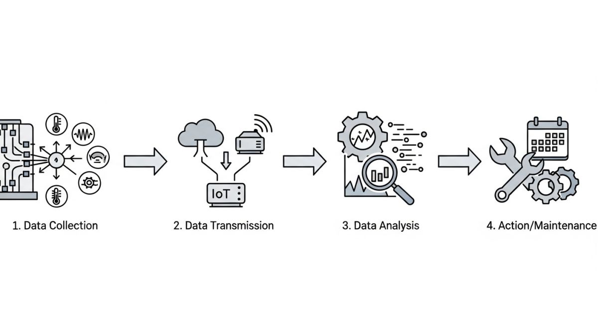Condition-Based Maintenance Workflow Infographic