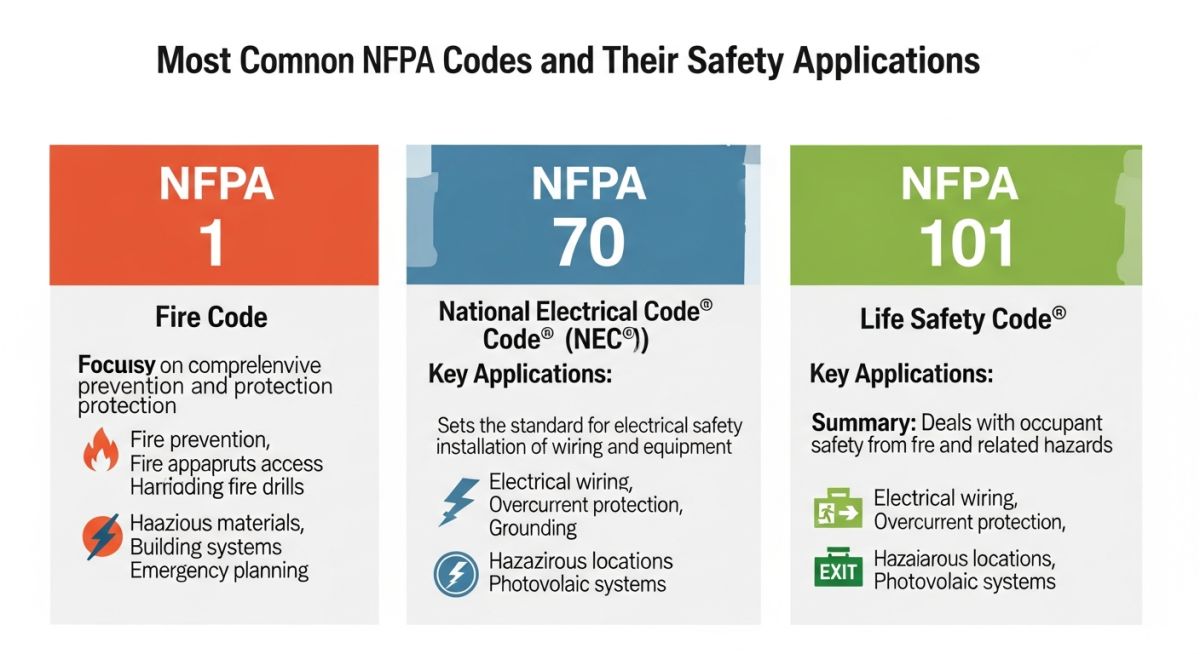 Key NFPA Codes and Standards Chart