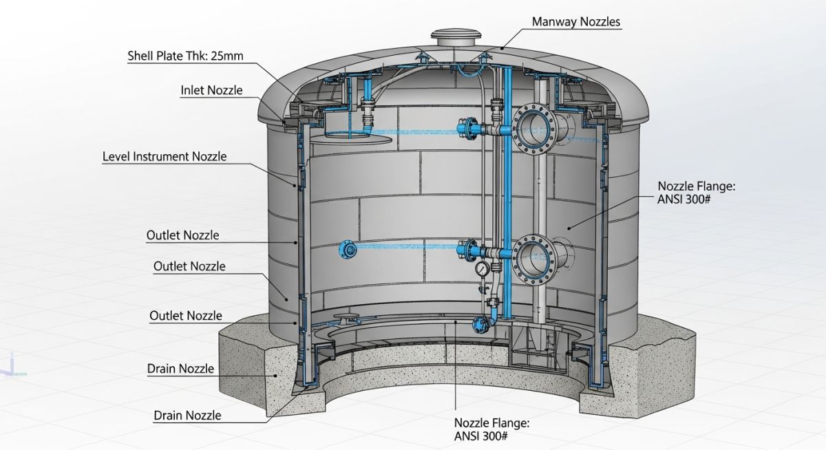 API 650 Tank Design Diagram