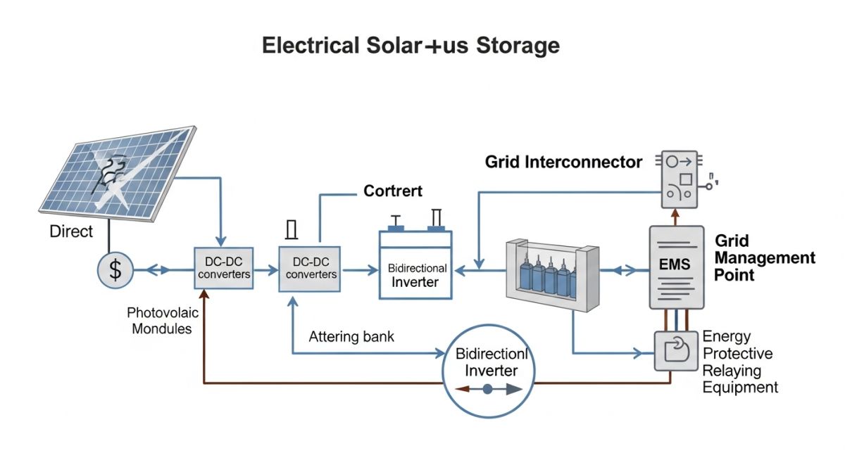 Technical Architecture of BESS and Solar Integration