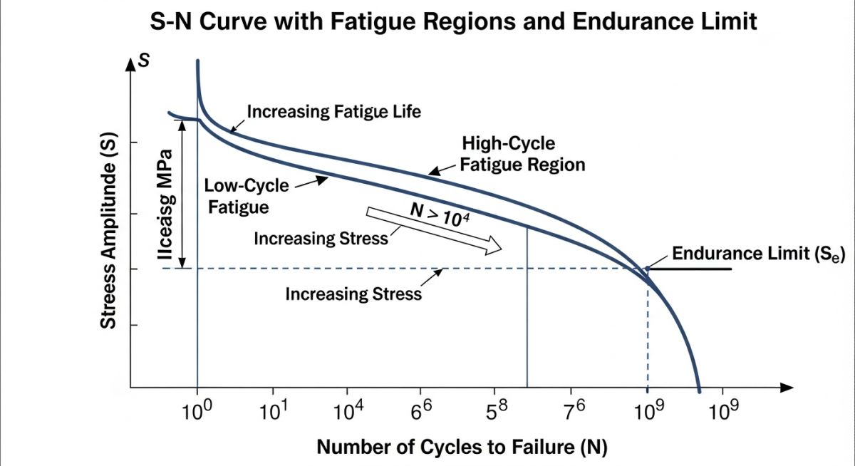 Fatigue Analysis S-N Curve Diagram