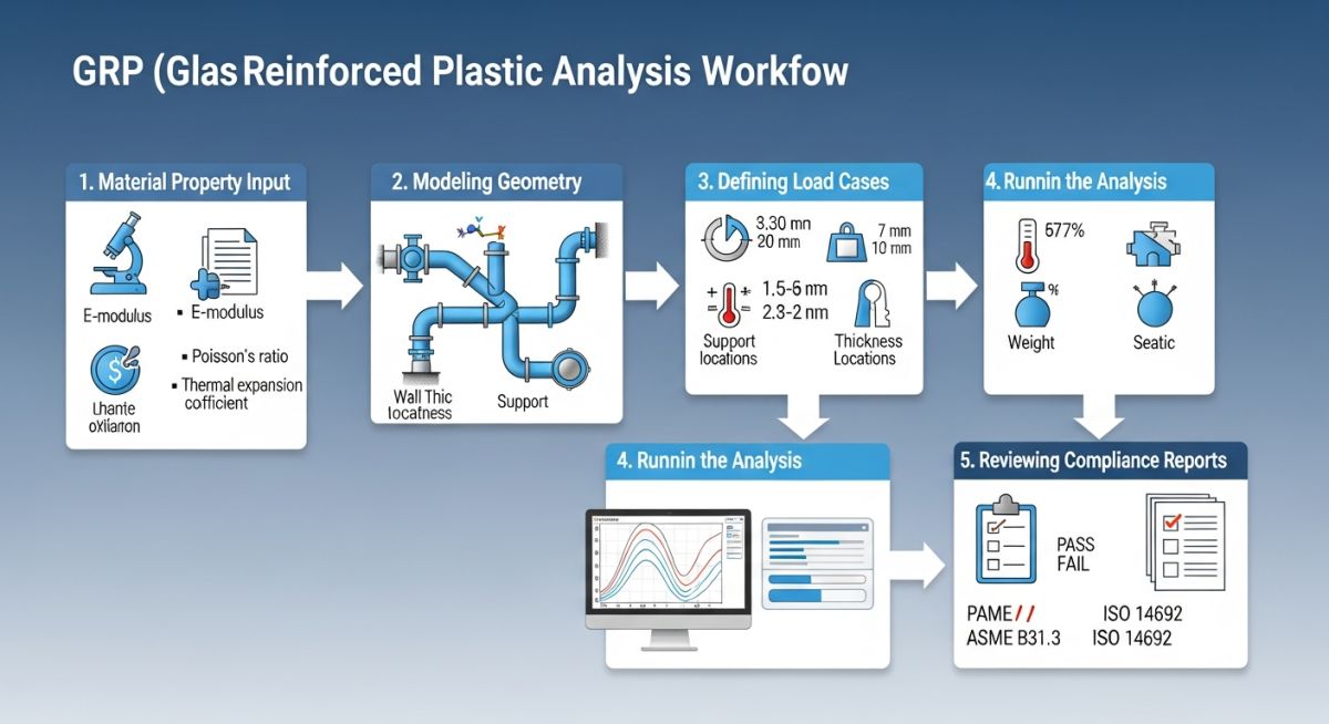 START-PROF GRP Piping Stress Analysis Workflow