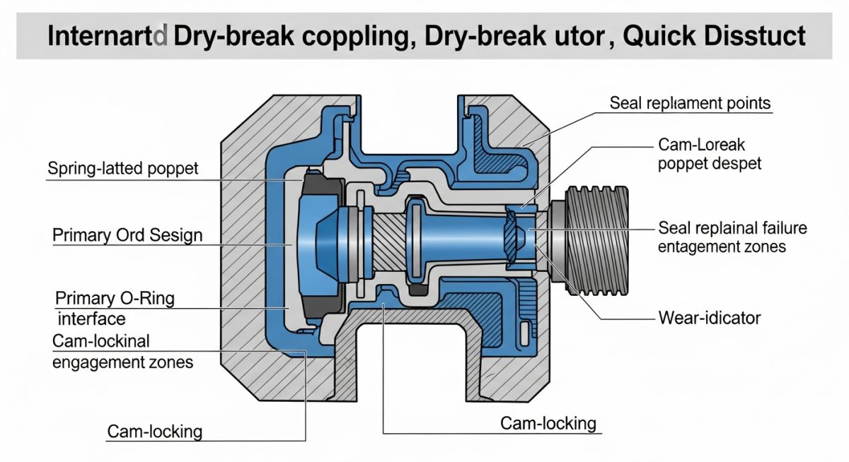 Hose Coupling Technical Infographic