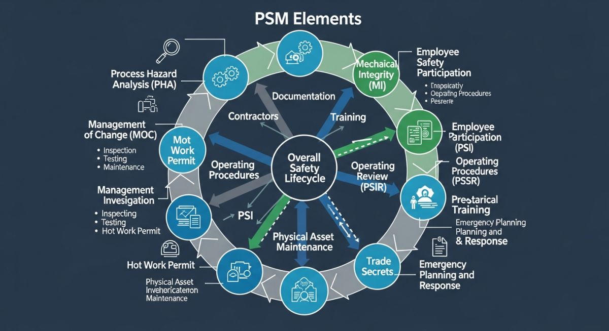 14 elements of PSM infographic