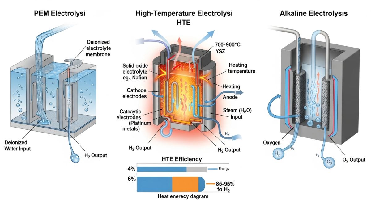 SOEC Thermal Efficiency vs Temperature