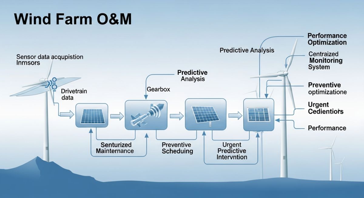Wind turbine condition monitoring architecture
